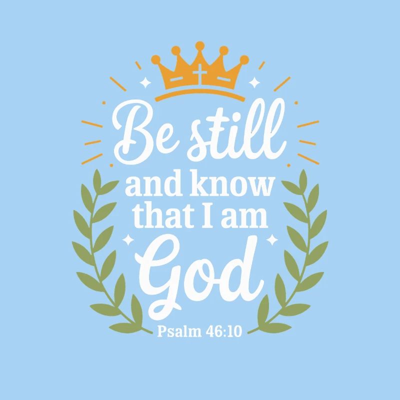  Sei Still Und Erkenne Dass Ich Gott Bin Psalm