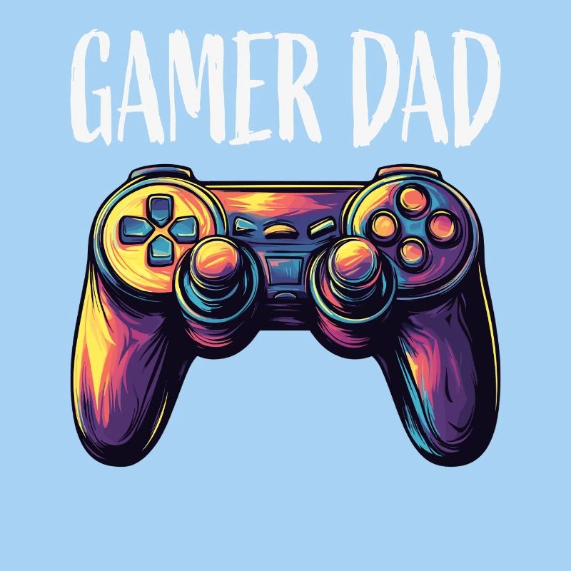 Gamer Dad Controller Neon