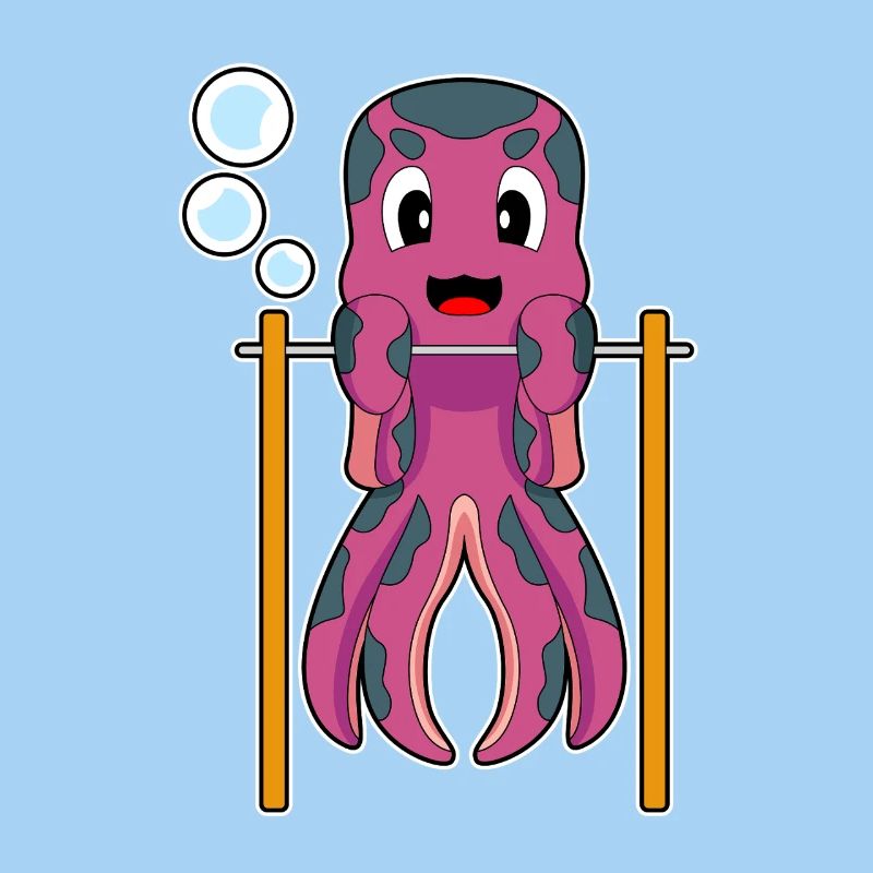 Octopus Bodybuilder Pull-ups Bodybuilding