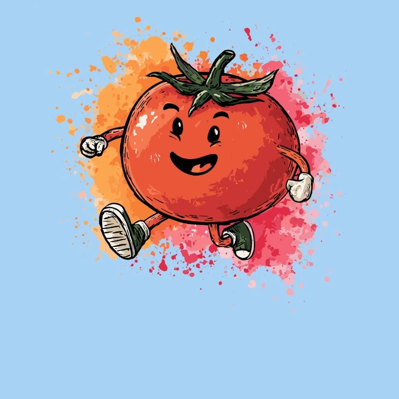 Tomate im Sprint