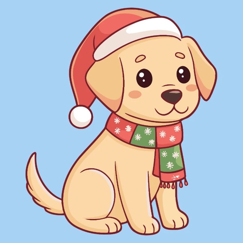 Welpen-Weihnachtsglanz