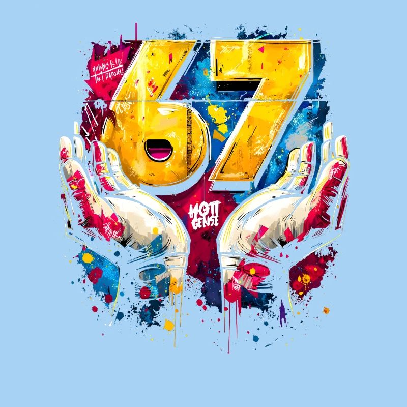 6 7 Mème du graffiti