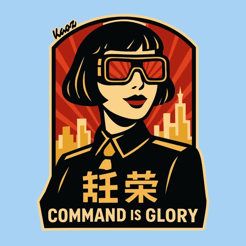 Command Is Glory Retro-Poster