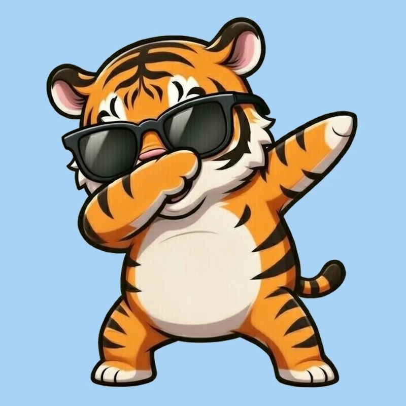 Dabbing Tiger