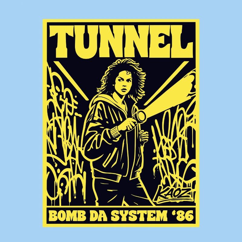Tunnel Graffiti 86 Bomb Da System