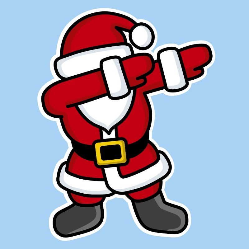 Dab / dabbing / dabbing' Santa Claus