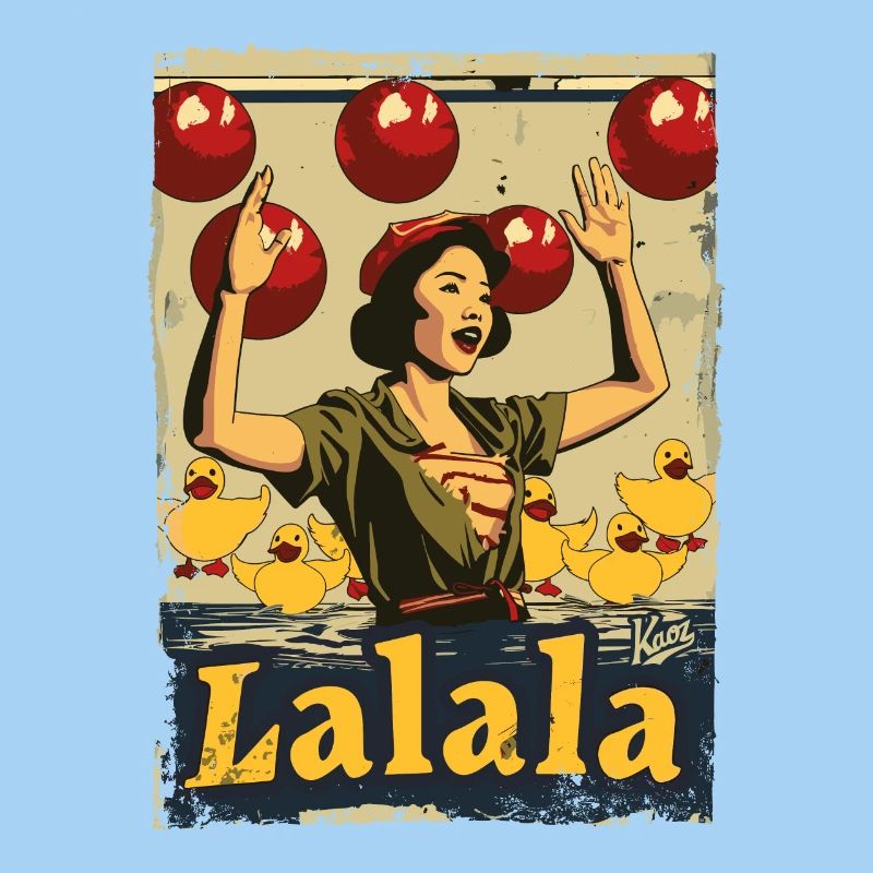 Asian rubber duck song Lalala