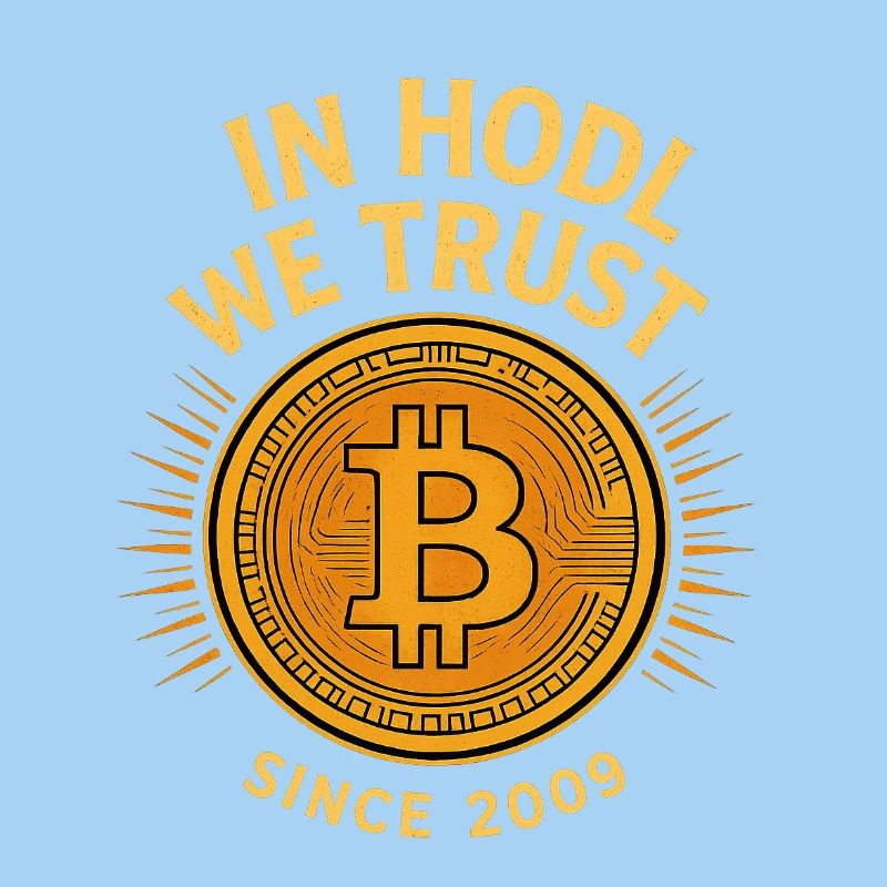 Bitcoin Trust Emblem Design