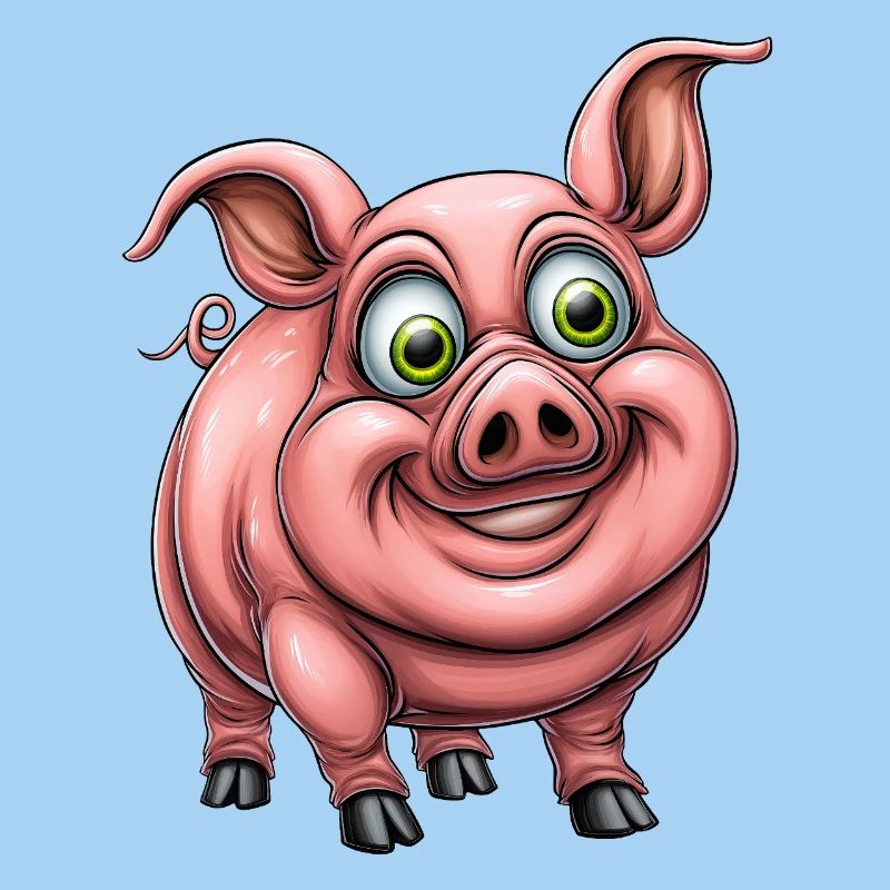 funny pink pig :)
