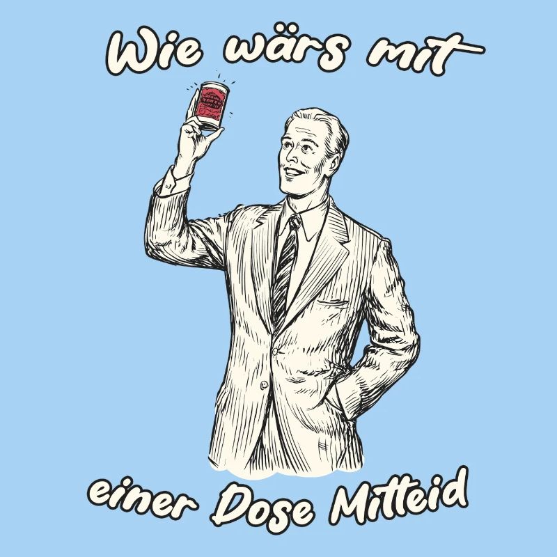 Retro Werbespruch Illustration