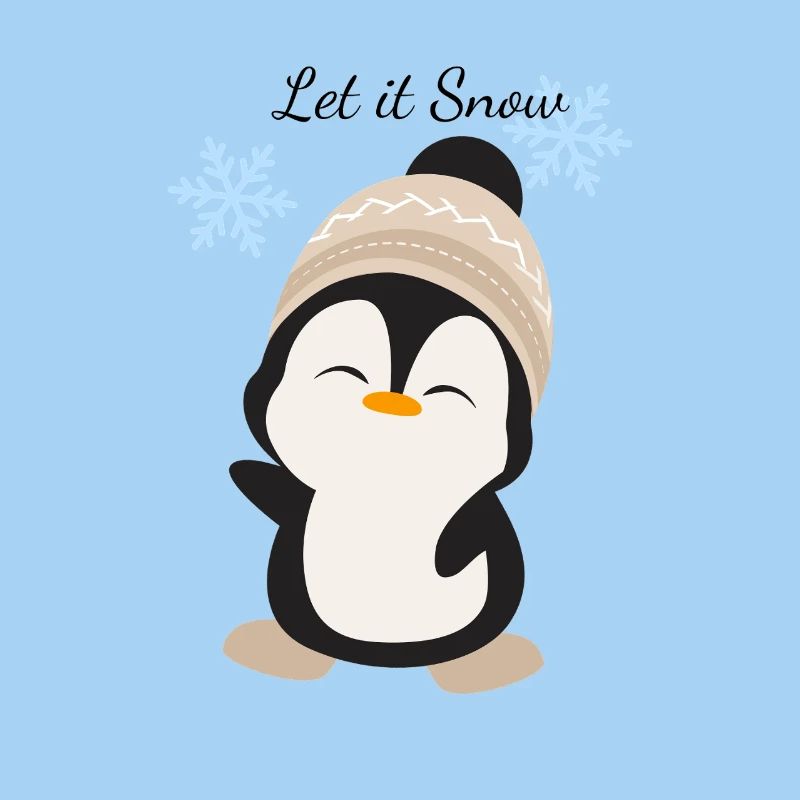 Cuddly Penguin Winter Magic