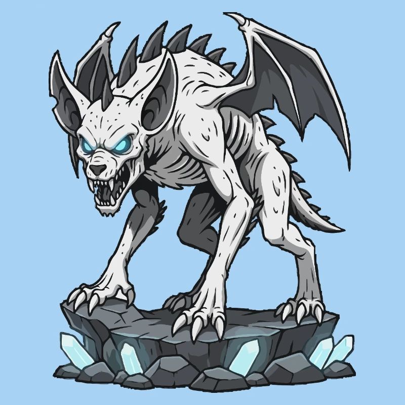 Loup démoniaque de Chupacabra