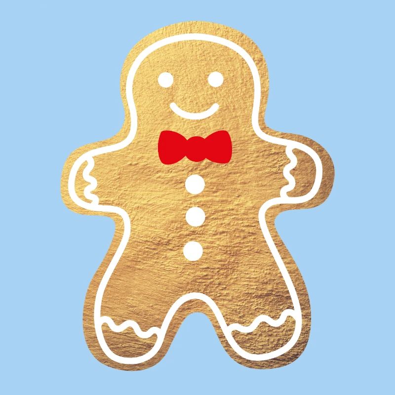 Cookie Man Gold Gingerbread Christmas Gingerbread Man