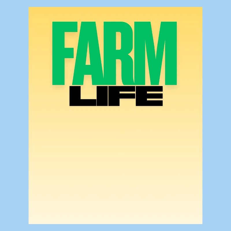 Farm Life Bold Typography