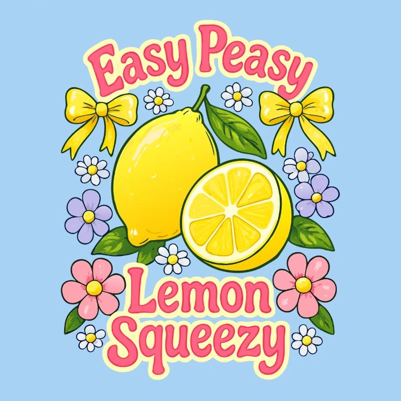 Facile à presser comme un citron, facile – Citrons et fleurs