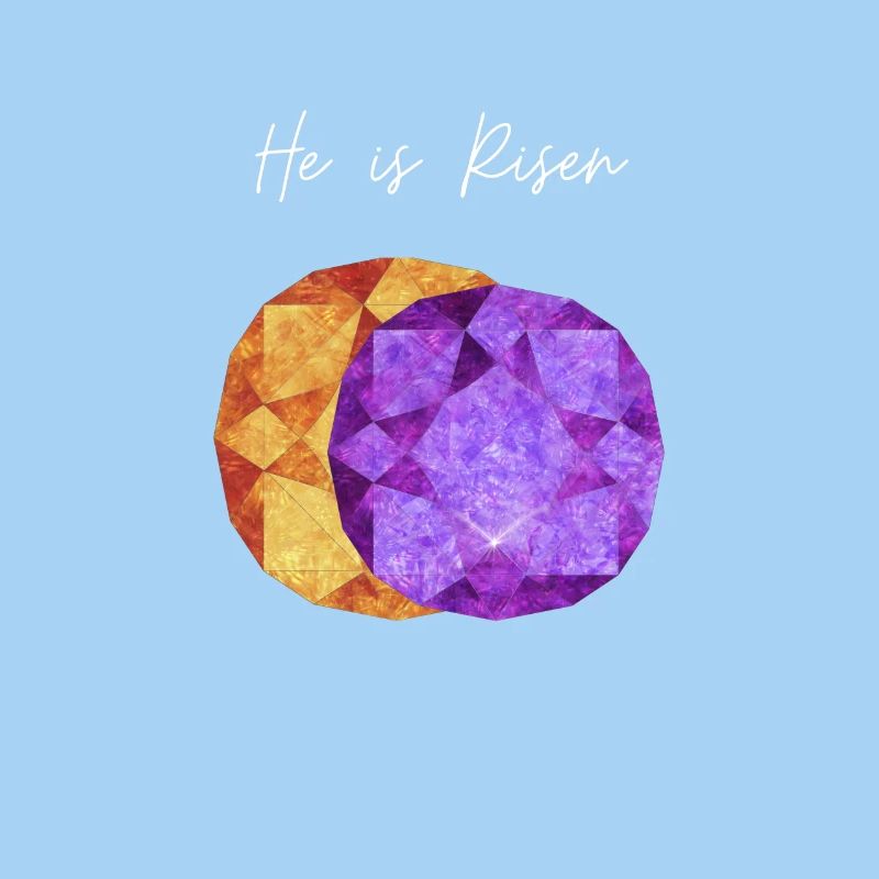 He is Risen Geometric Gem