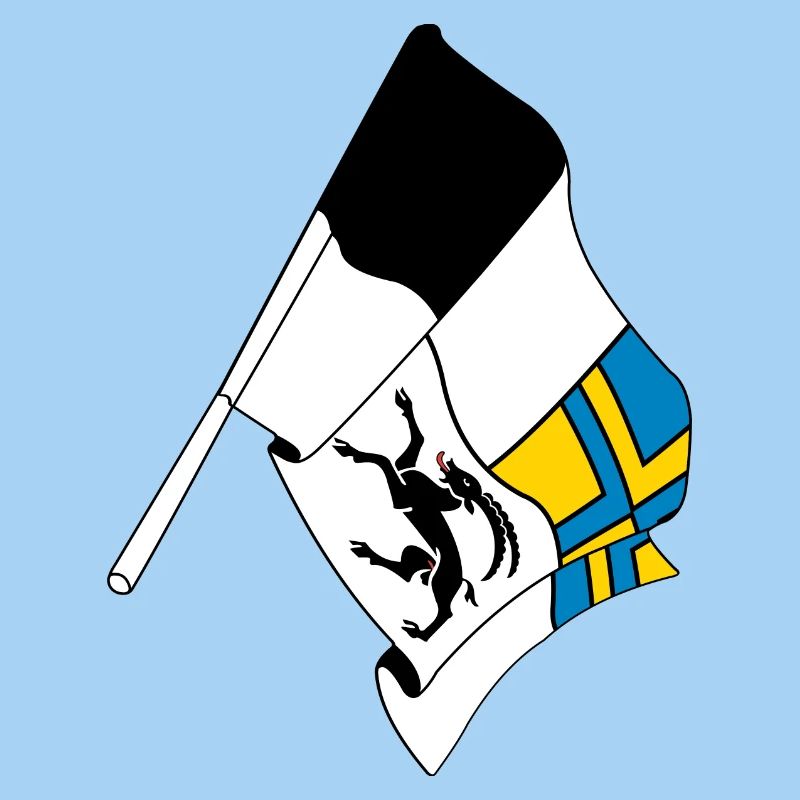 Flagge Graubünden, Schweiz
