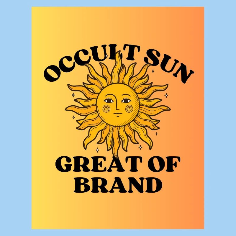 Grande marque du soleil caché
