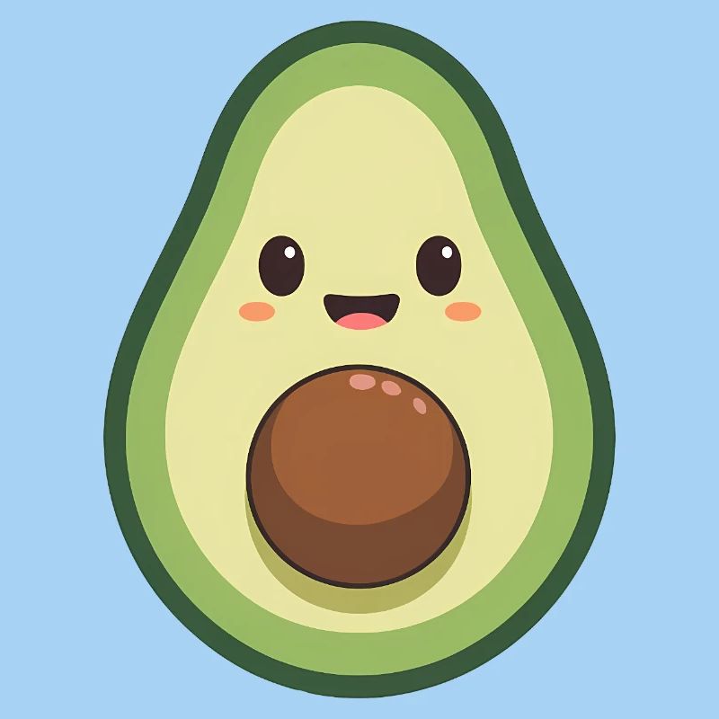Kawaii Avocado