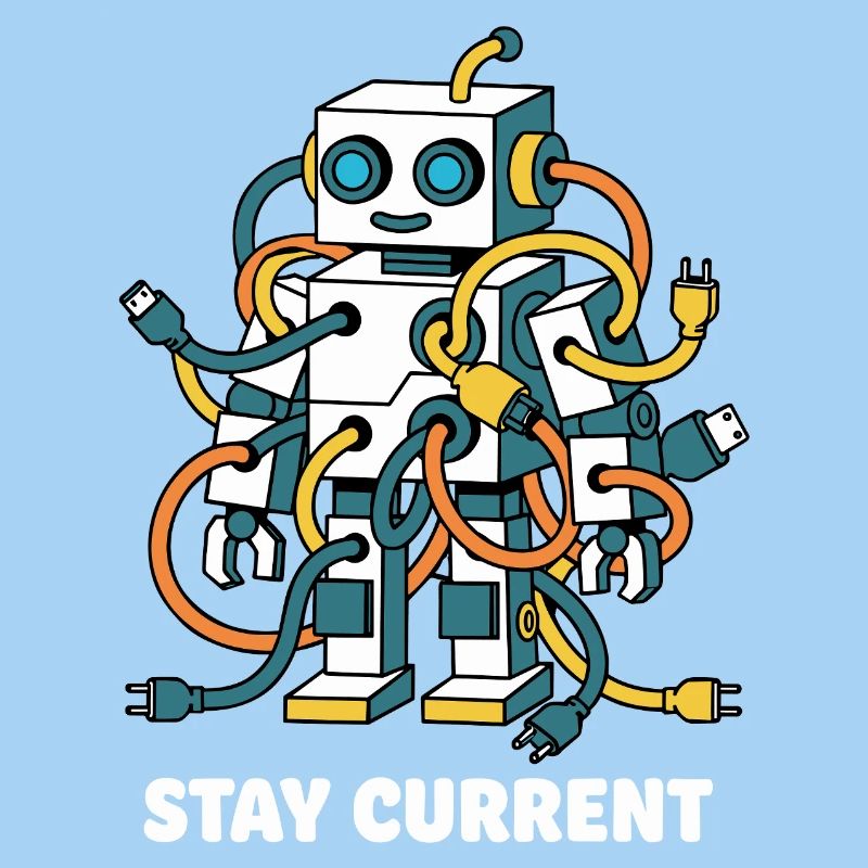 Stay Current Roboter Kabelkunst