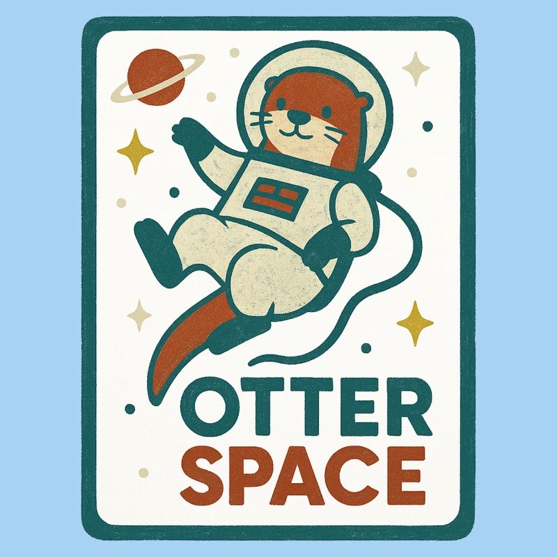 Otter Space Astronaut