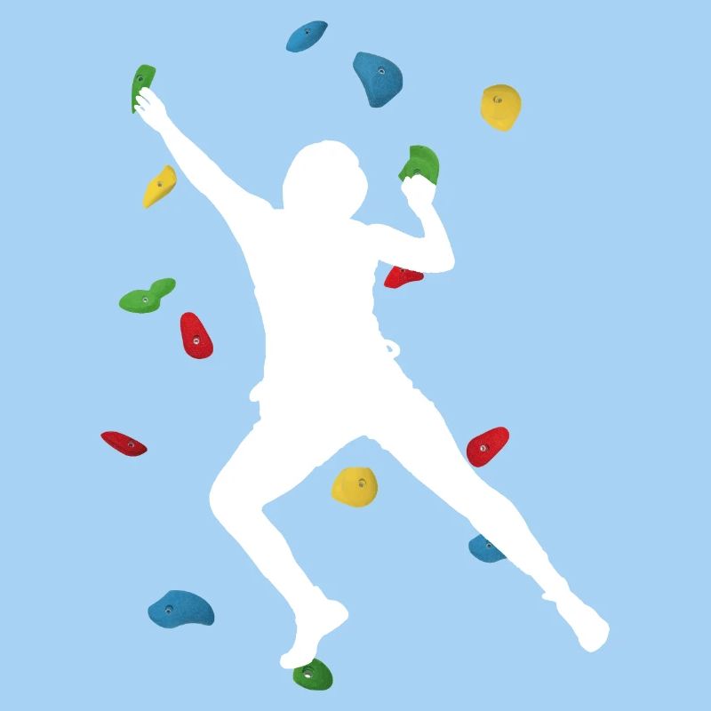 Climb Wall Man White – Boulder Style