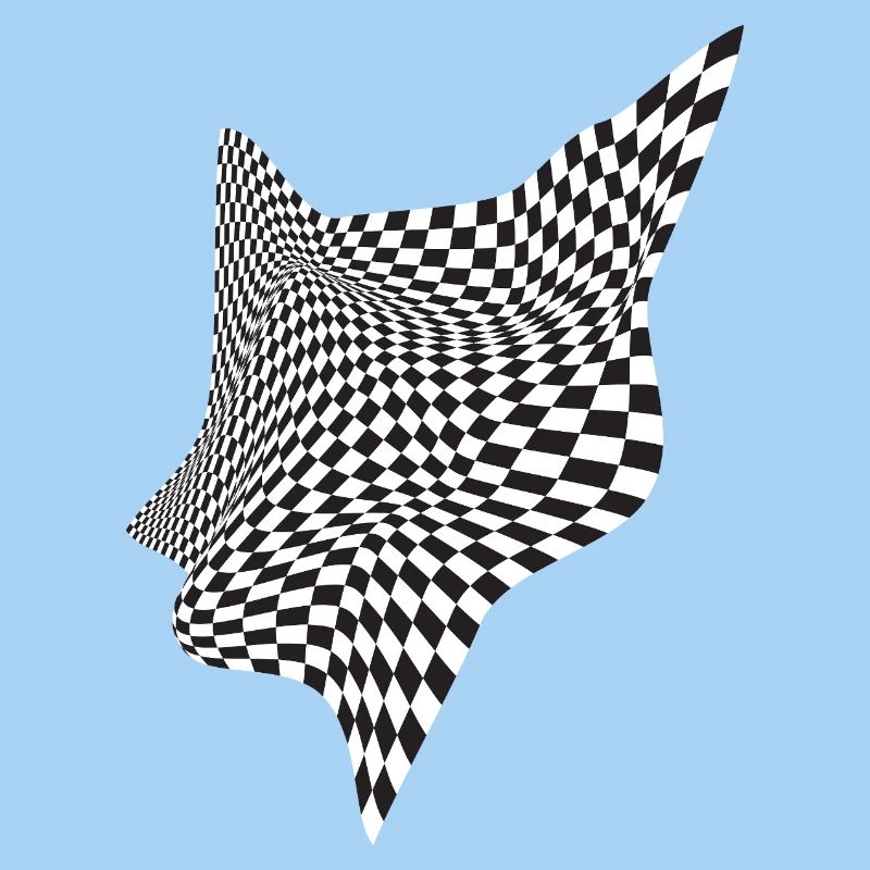 Flux à damier déformé