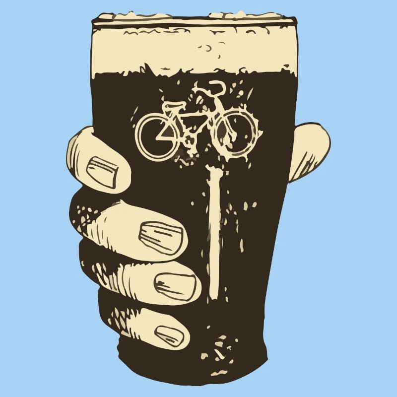 Bier und Fahrrad