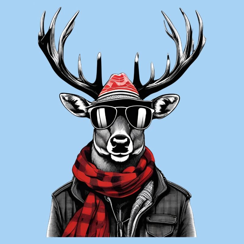 Cooler Hirsch