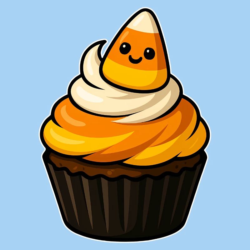 CandyCorn Cupcake Charme