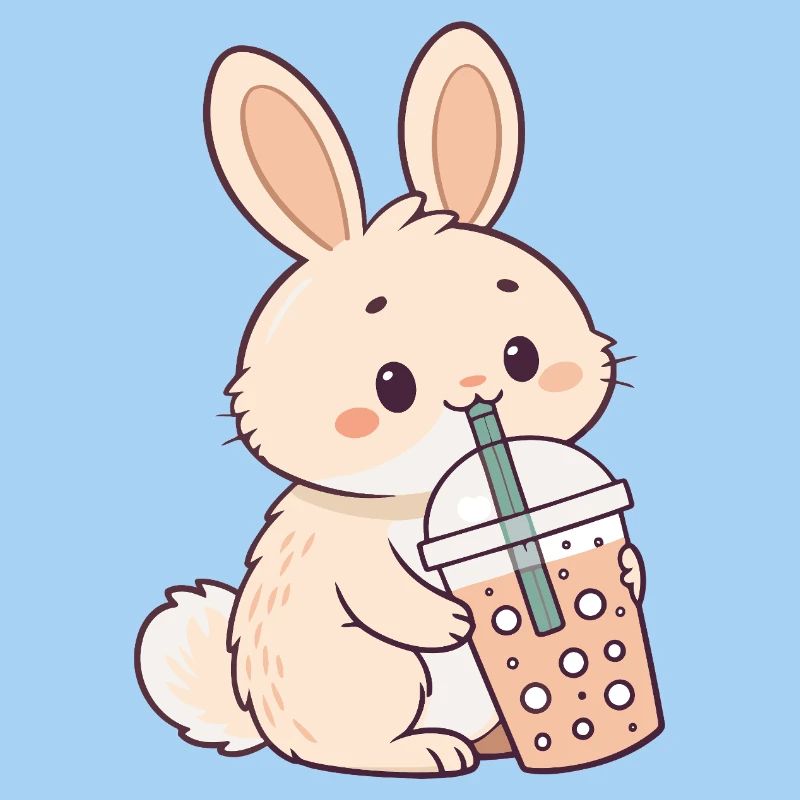 Rabbit Bubble Tea Süßigkeit