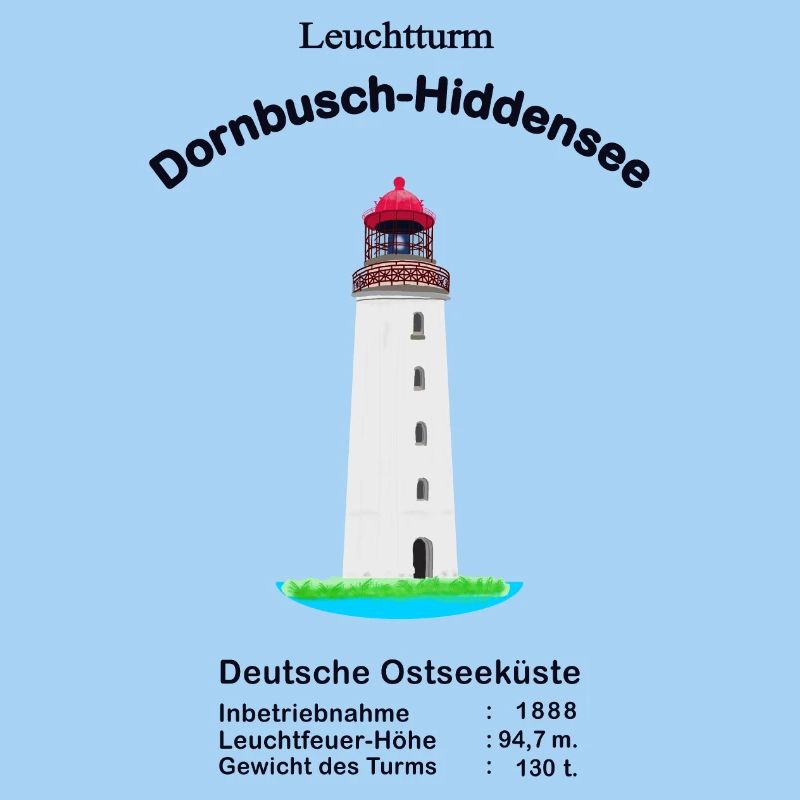 Leuchtturm Dornbusch, Insel Hiddensee, Ostsee