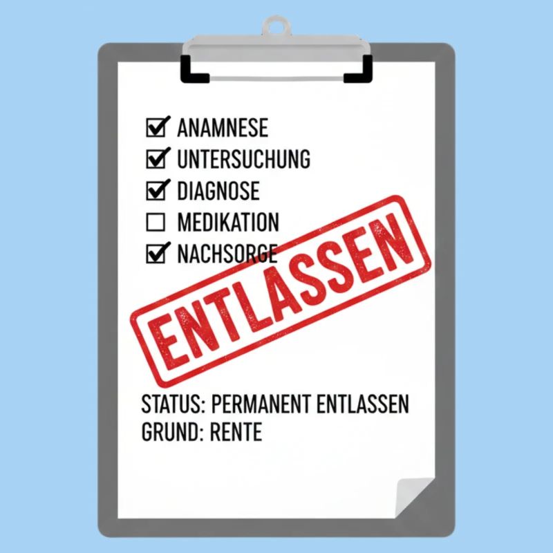 Entlassung Pflege Satire