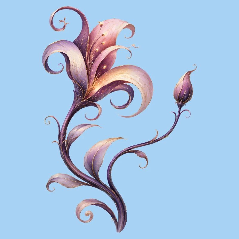 Fantasy Flower Elegant Ornament