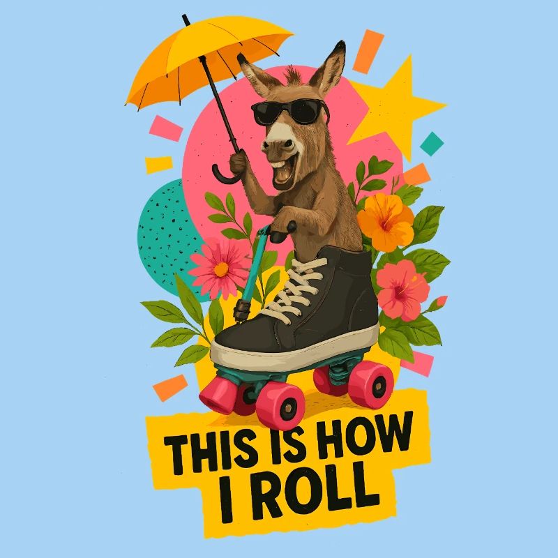 Roll-Esel mit Stil