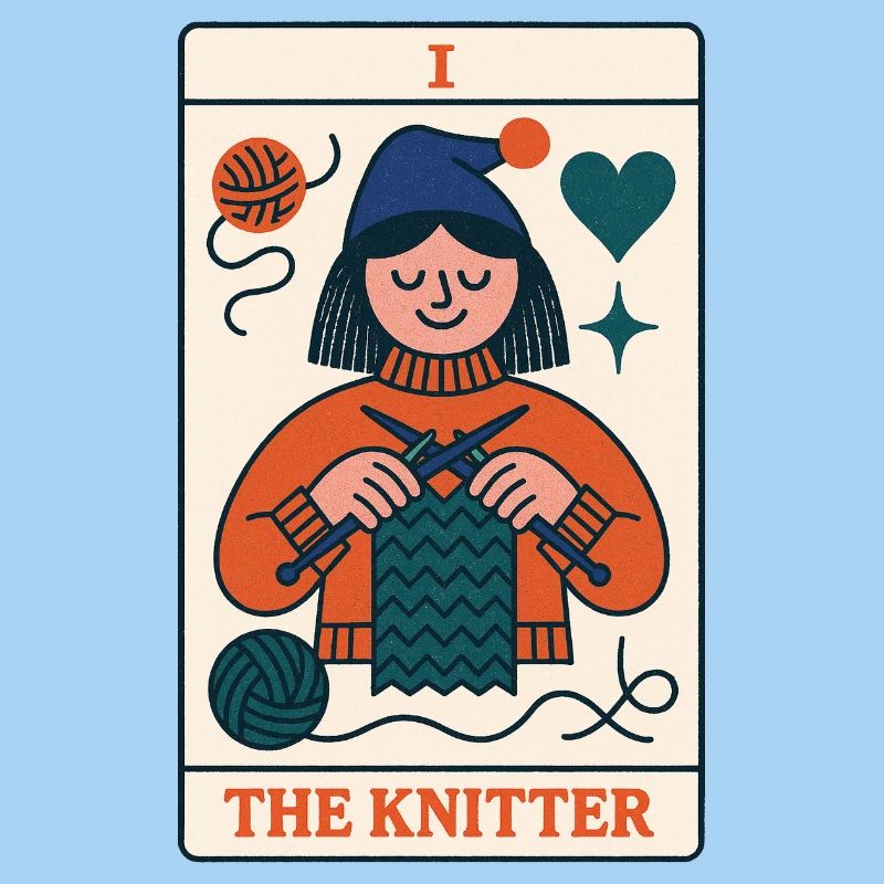 Cozy Knitter Card