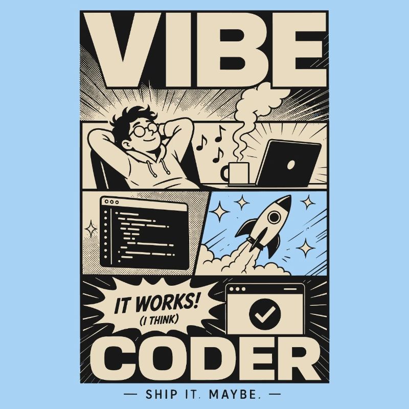 Vibe Coder Programmeur Humour