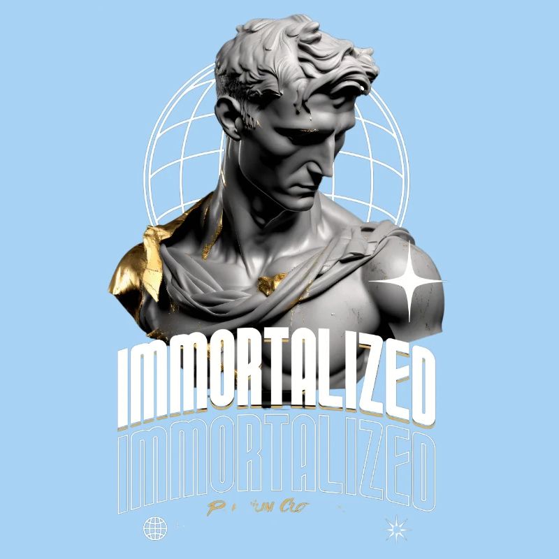 Immortalized Skulptur Globus