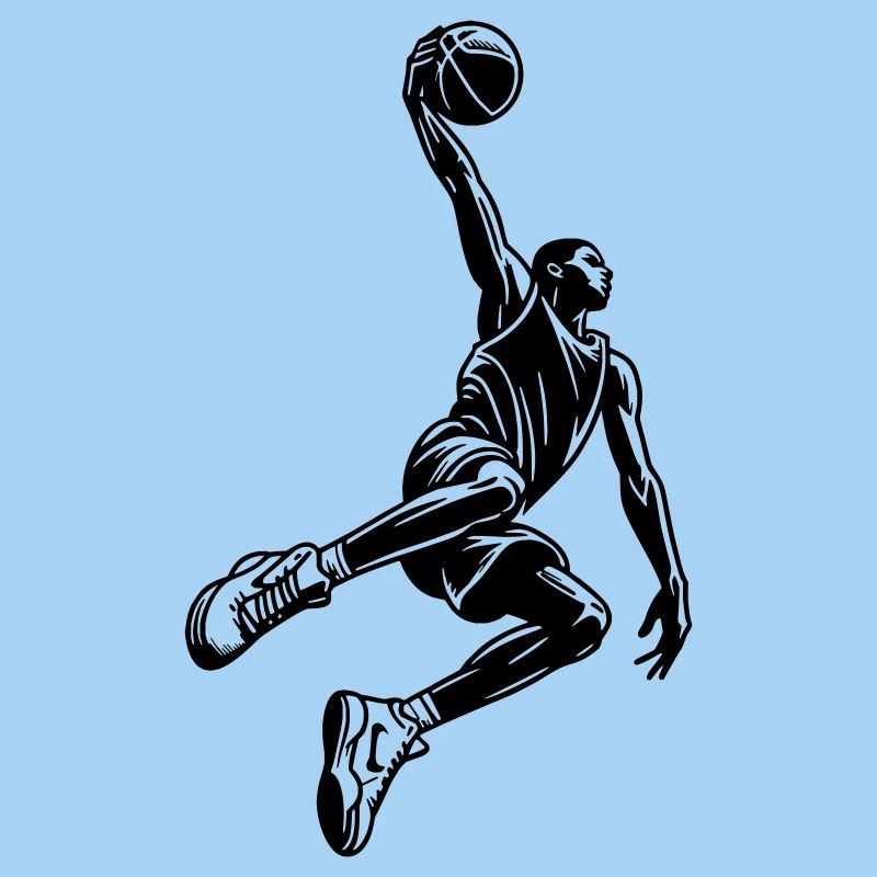 Dunking de basket-ball