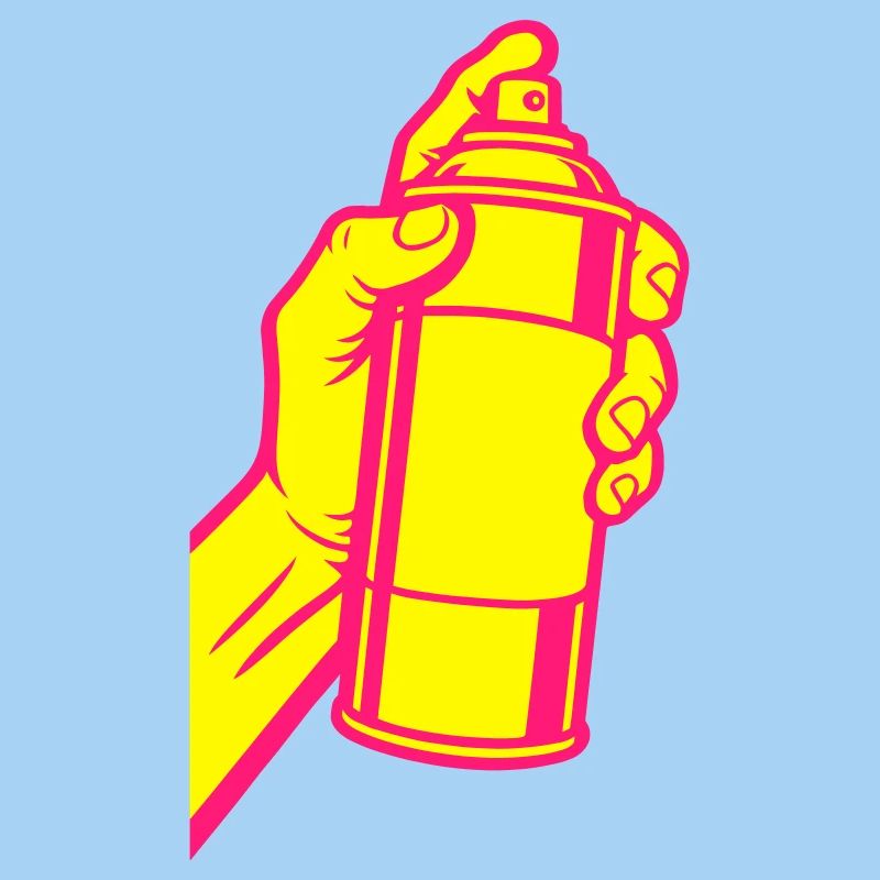 Graffiti Spray Can Pop Art