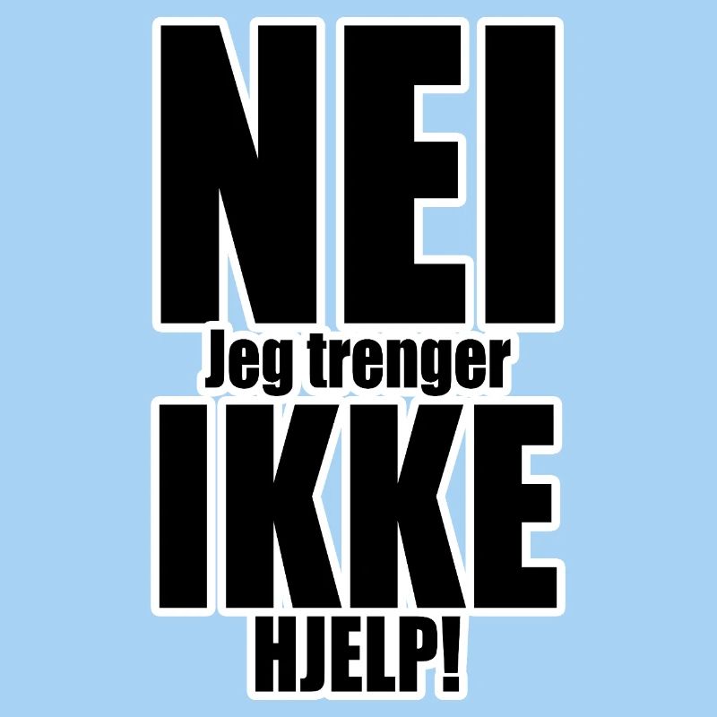 No Not Help Typography