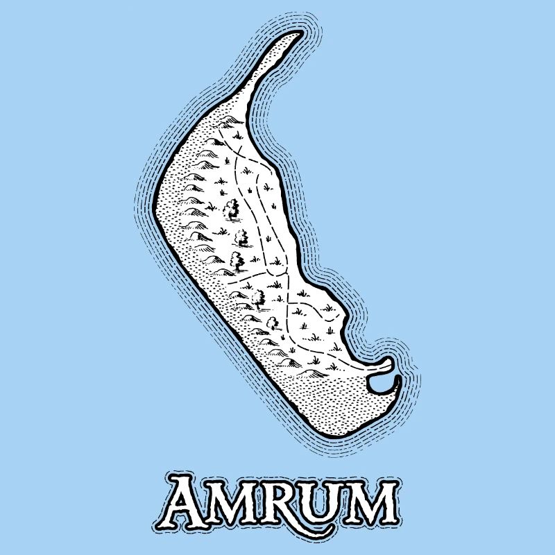 Amrum | Antique map | treasure map