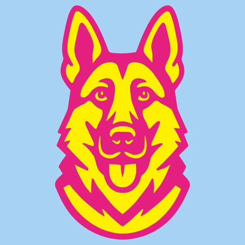 Schäferhund Pop-Art