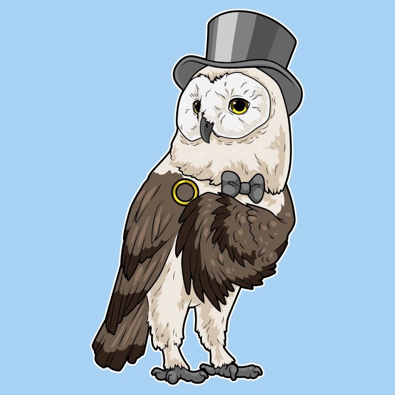 Eule Bräutigam Ehering Hochzeit