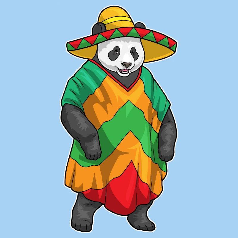Panda Sombrero