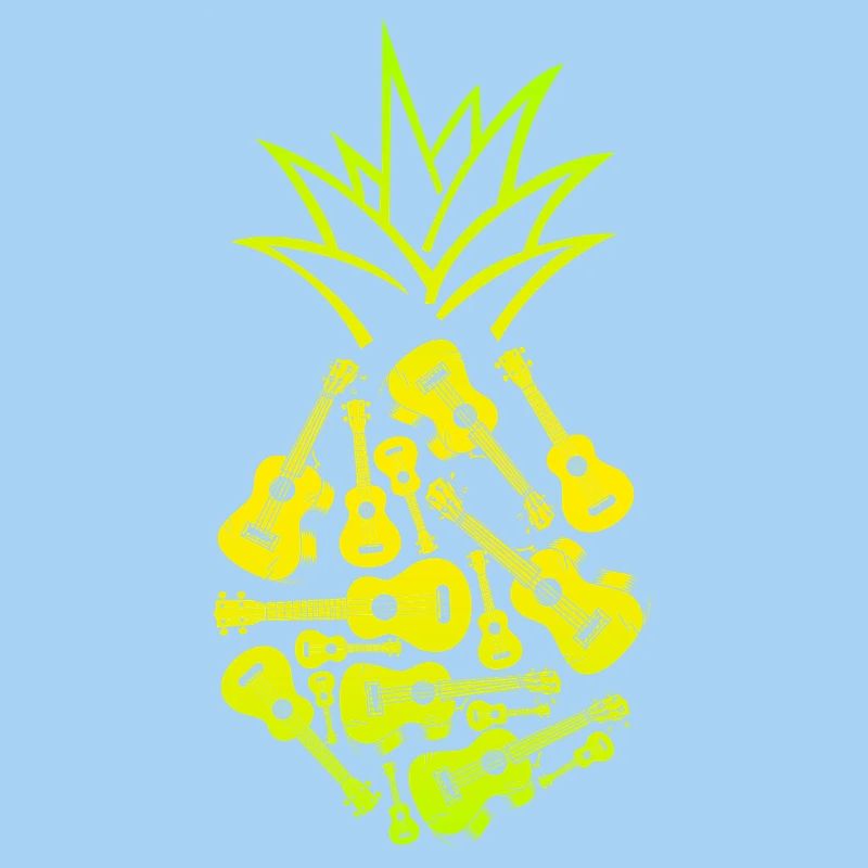 Hawaiian Ukulele Uke Pineapple