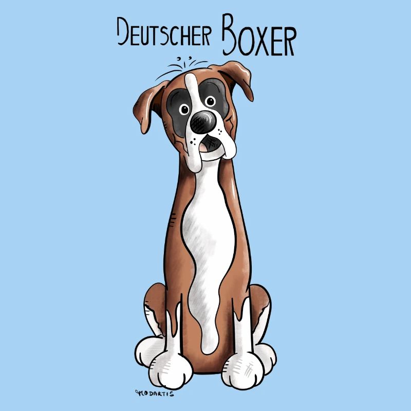 Happy Deutscher Boxer