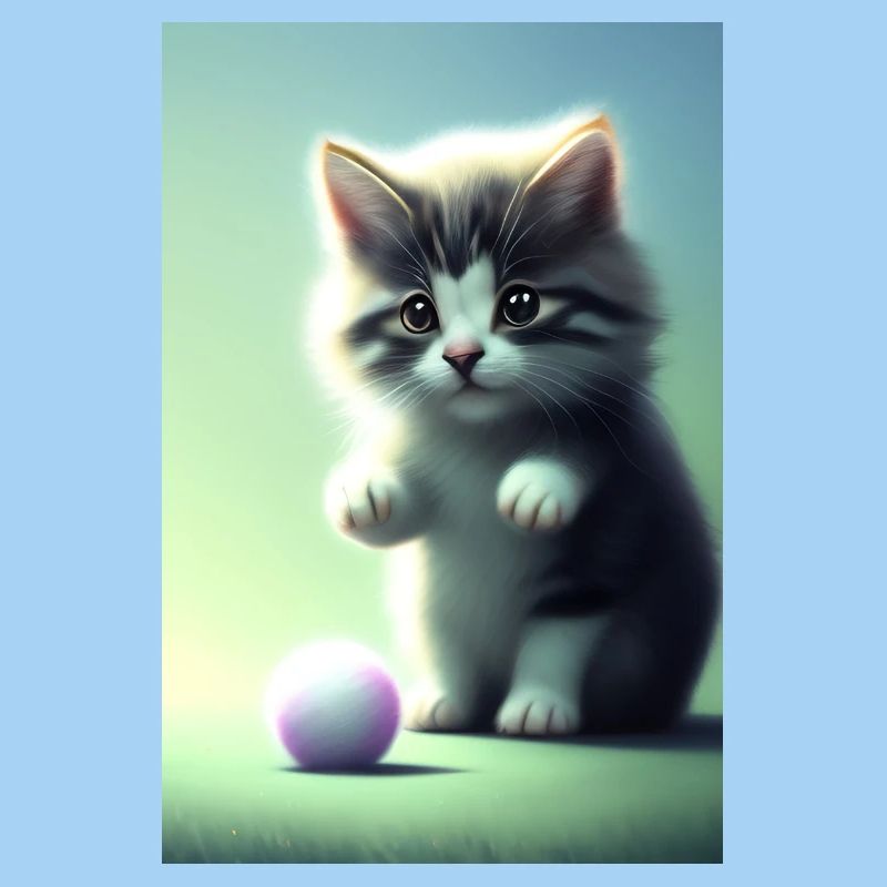 Petit bébé chat mignon