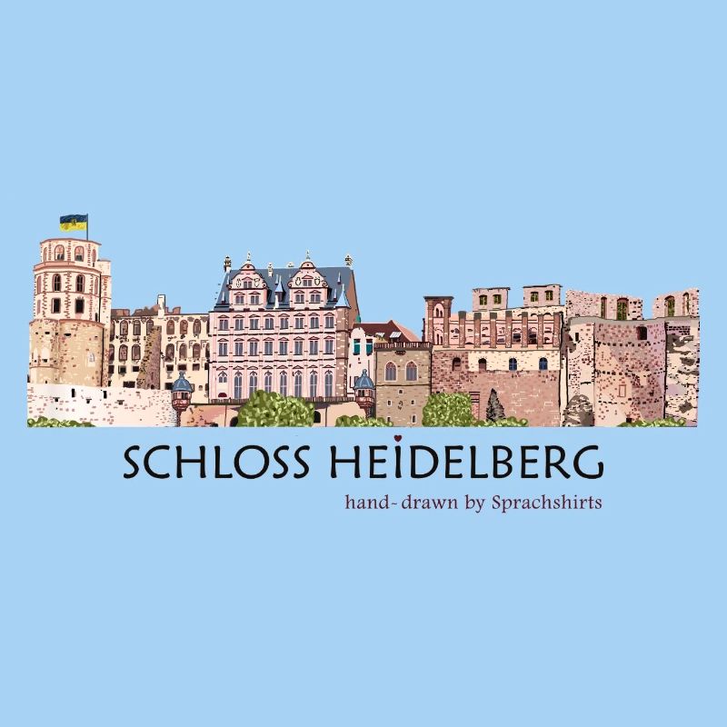 Heidelberg Castle Hand Drawing