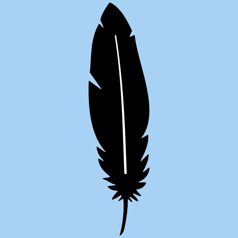 Feather silhouette